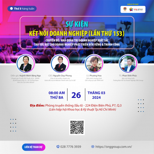 SNG Group kết nối giao thương - lần thứ 153